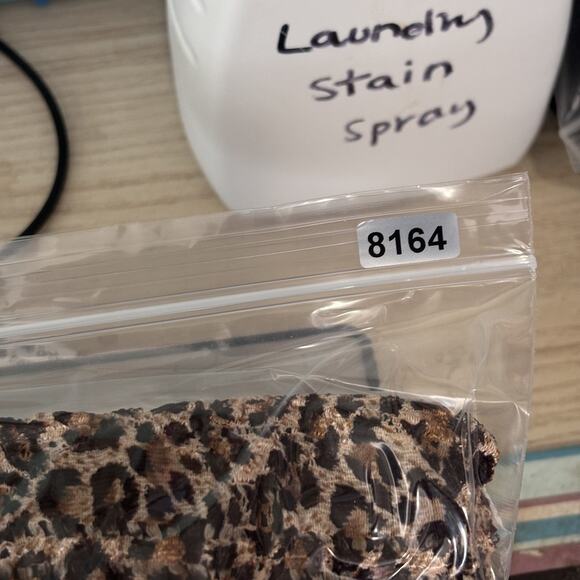 VTG 90s Top 2XL Leopard Animal Crinkle Sheer Textured Loud Maximalist Stretch - Picture 10 of 10